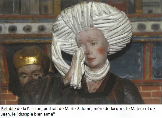 Détail retable de la Passion - Marie-Salomé